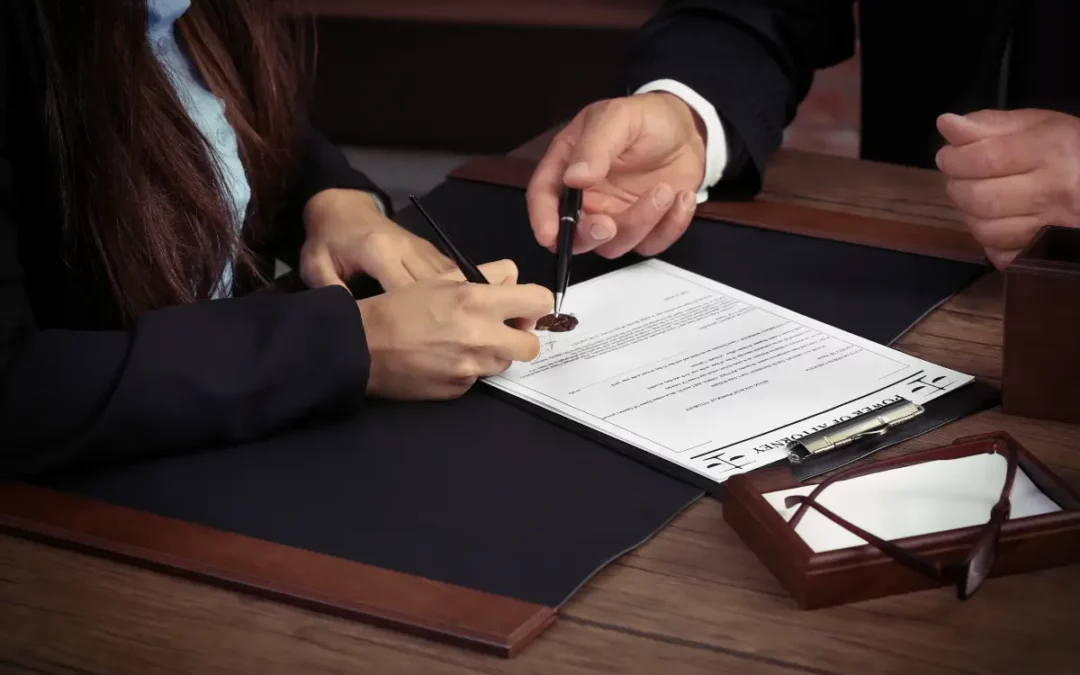 Signature d'un acte notarié pour un achat immobilier au Mexique