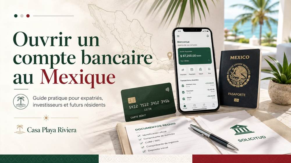 Ouvrir un compte bancaire au Mexique : carte, passeport et documents requis